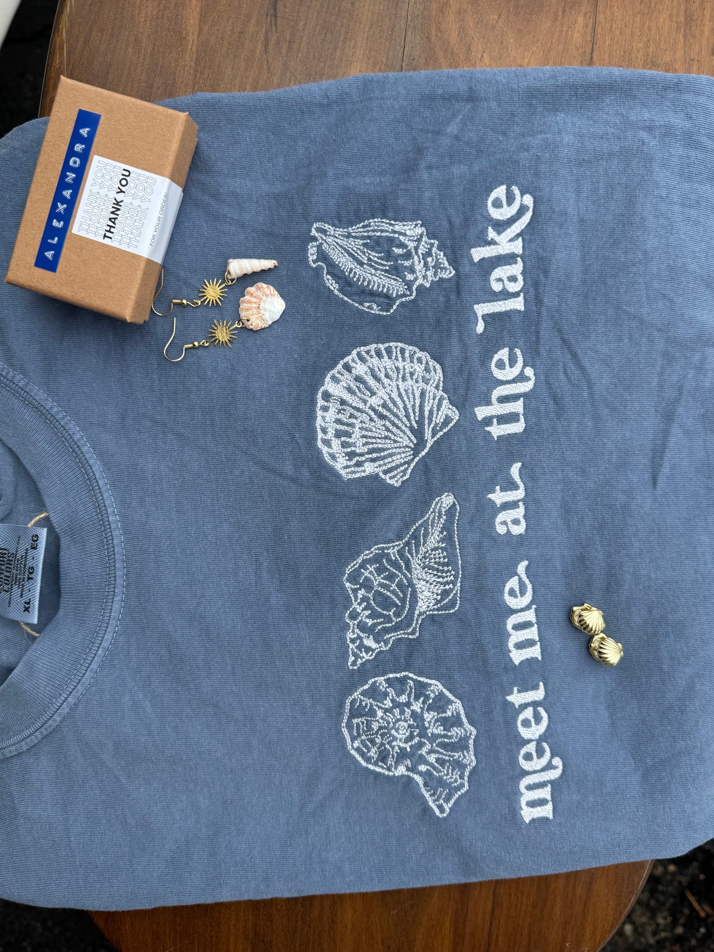 “meet me at the lake” tshirt