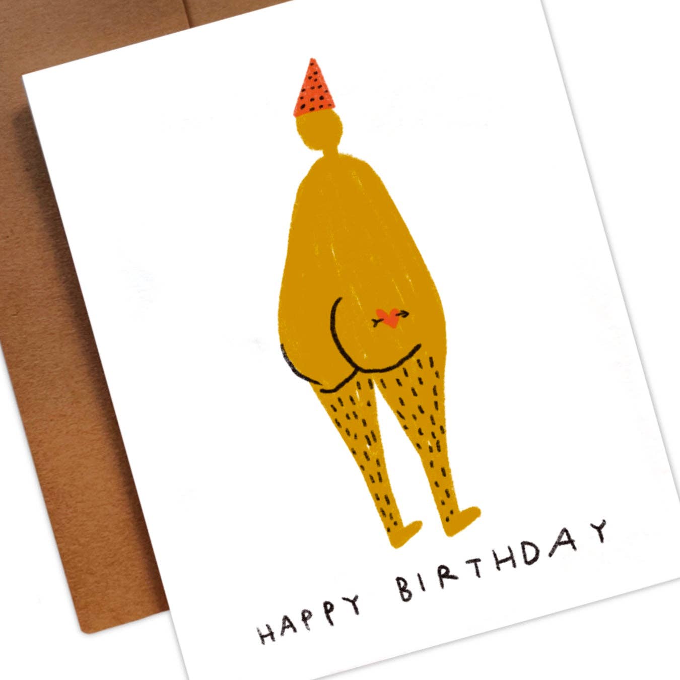 POLKA DOT HAT BIRTHDAY Greeting Card