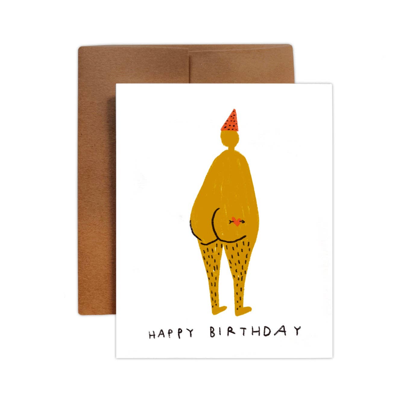 POLKA DOT HAT BIRTHDAY Greeting Card