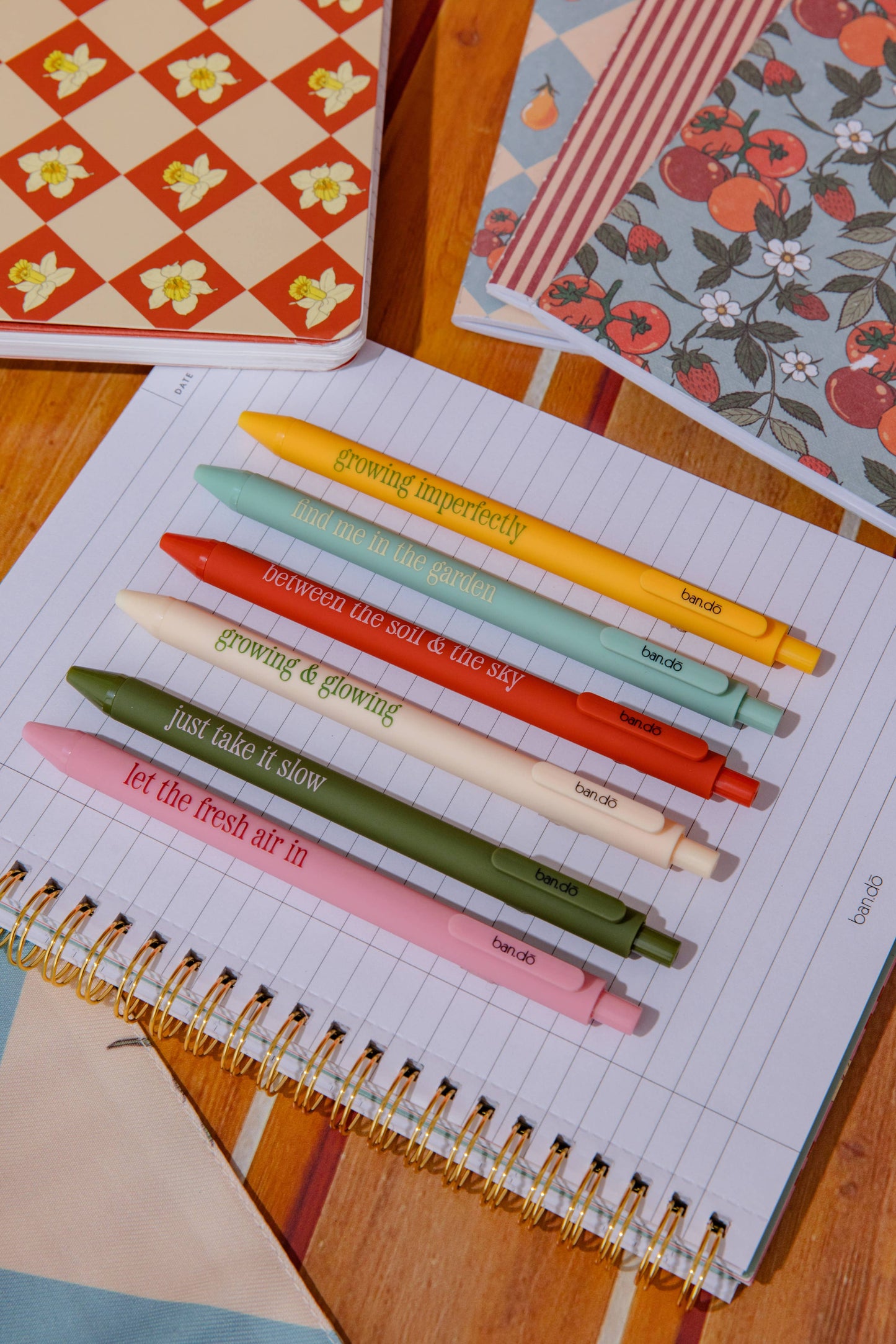 Write On Gel Pen Set, Garden Sayings
