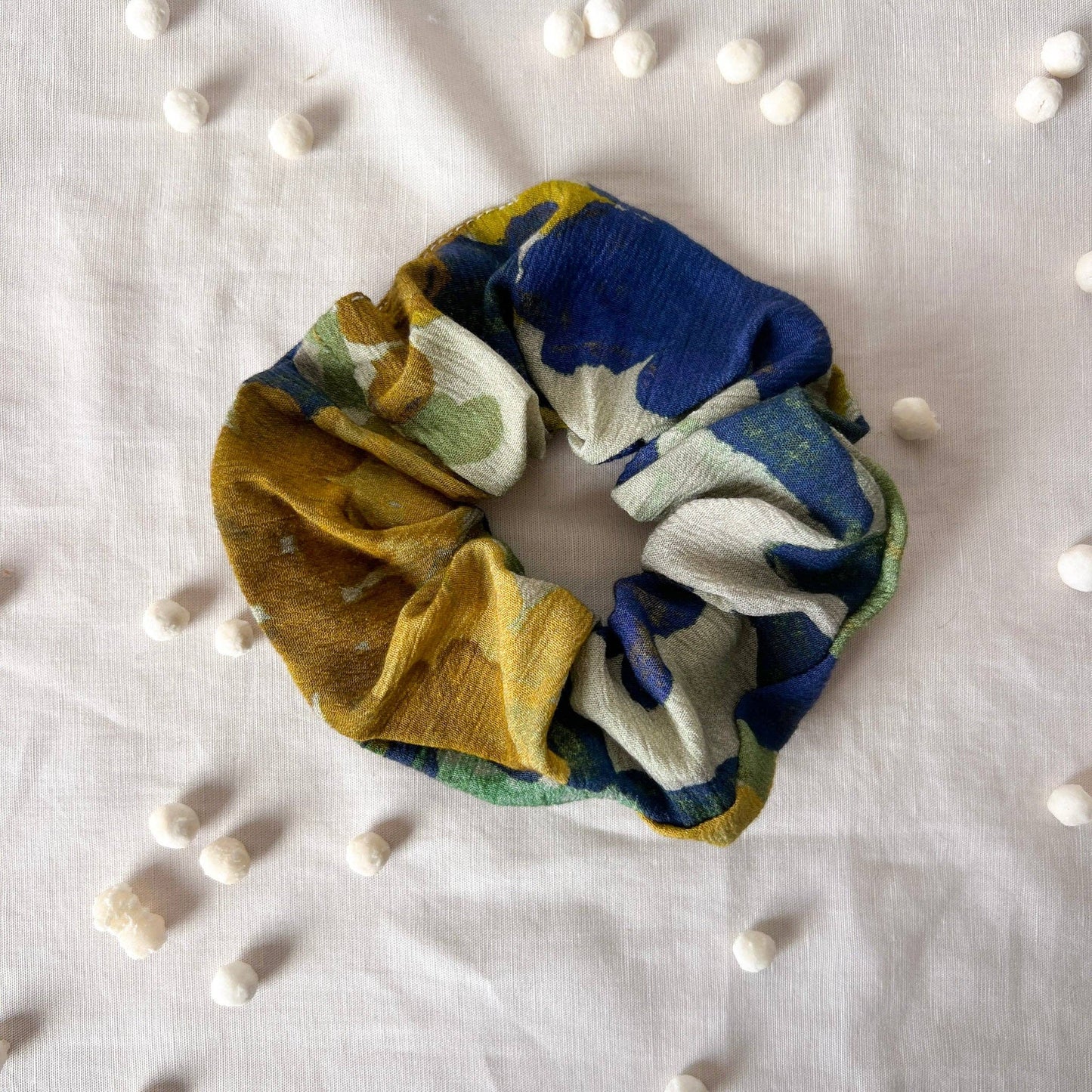 Winter Watercolour Scrunchie