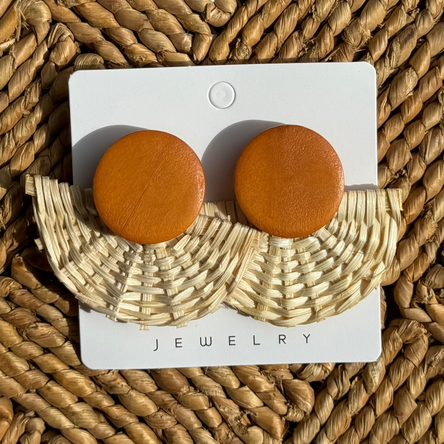 Rattan Earrings