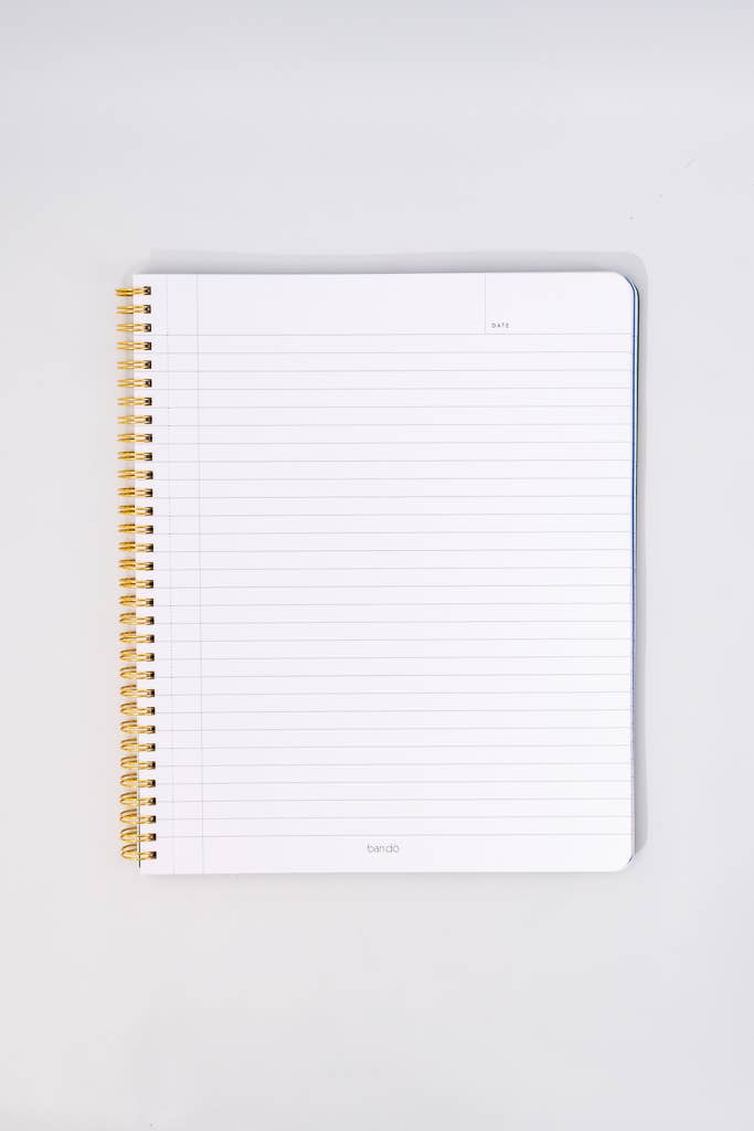 Rough Draft Large Notebook, Cherry Hearts