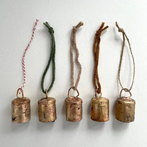 Hand Made Bell Ornament (Flat Top)